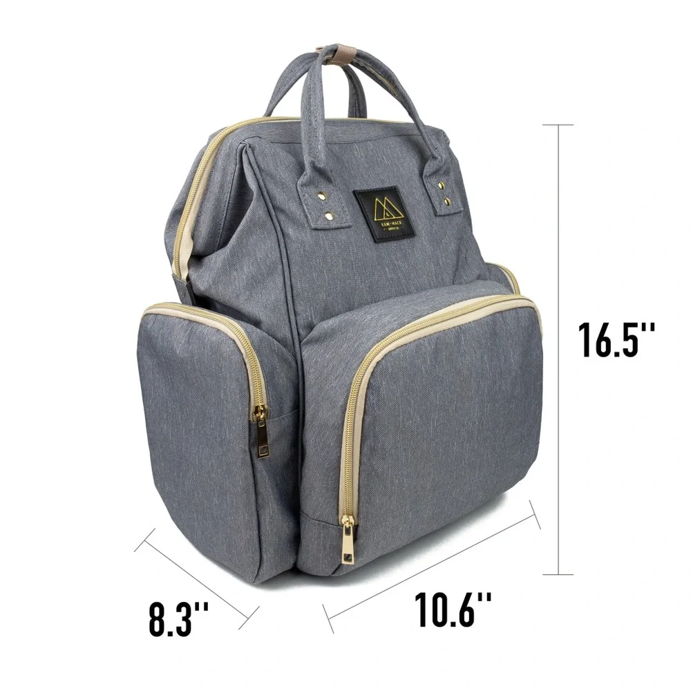 ✨Gray Diaper Backpack✨ - Picture 4 of 8